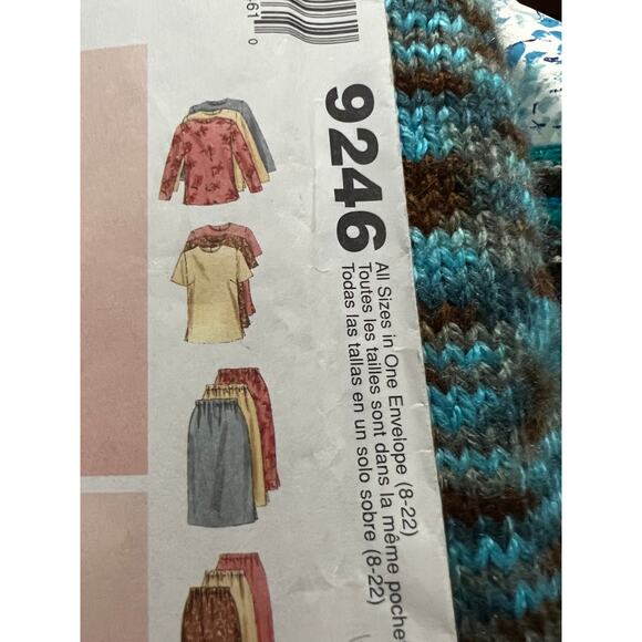 McCalls 9246 Sewing pattern top pants kirt sewing with nancy size 8-22 - Picture 2 of 6